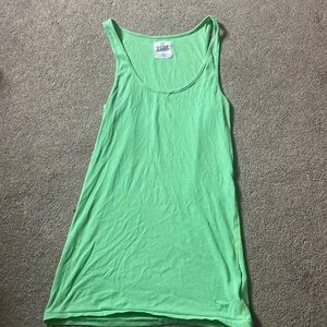 Neon green pink tank top good condition